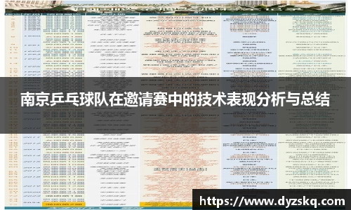 南京乒乓球队在邀请赛中的技术表现分析与总结